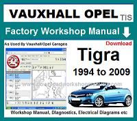vauxhall tigra Workshop Manual Download